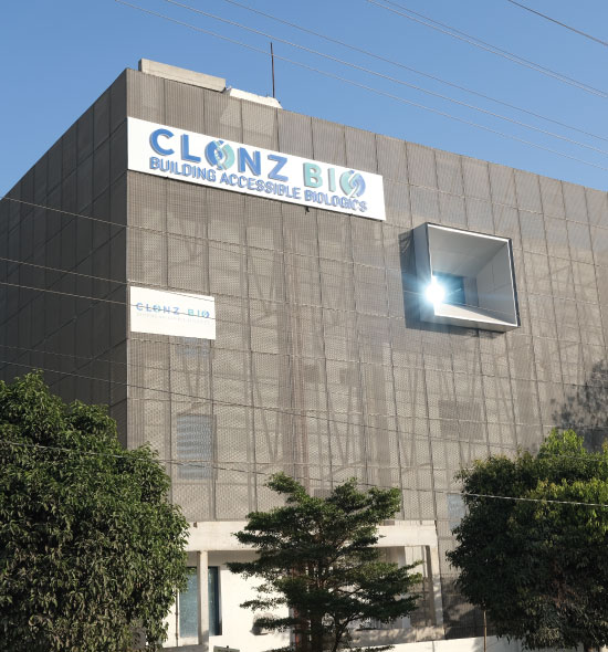 Clonz building for monoclonal antibodies in Hyderabad, India